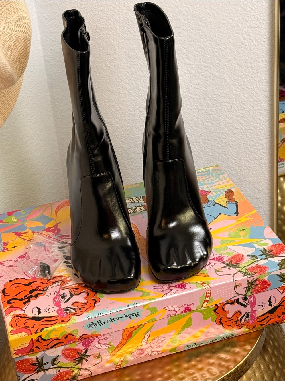 Black Jeffrey Campbell Visionary Ankle Boots - Women’s Sz 9 - NWT